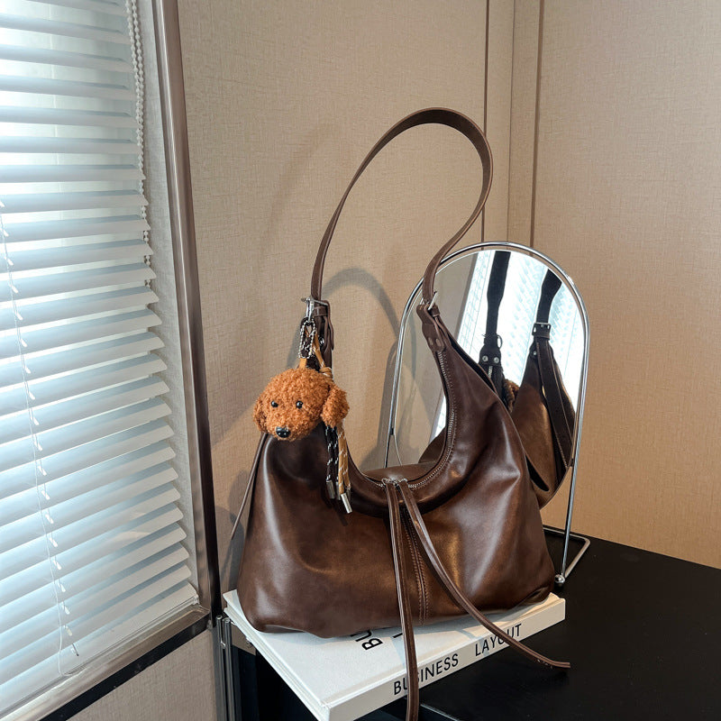 Cool Women's Retro Large Capacity Underarm Women's Shoulder Bag