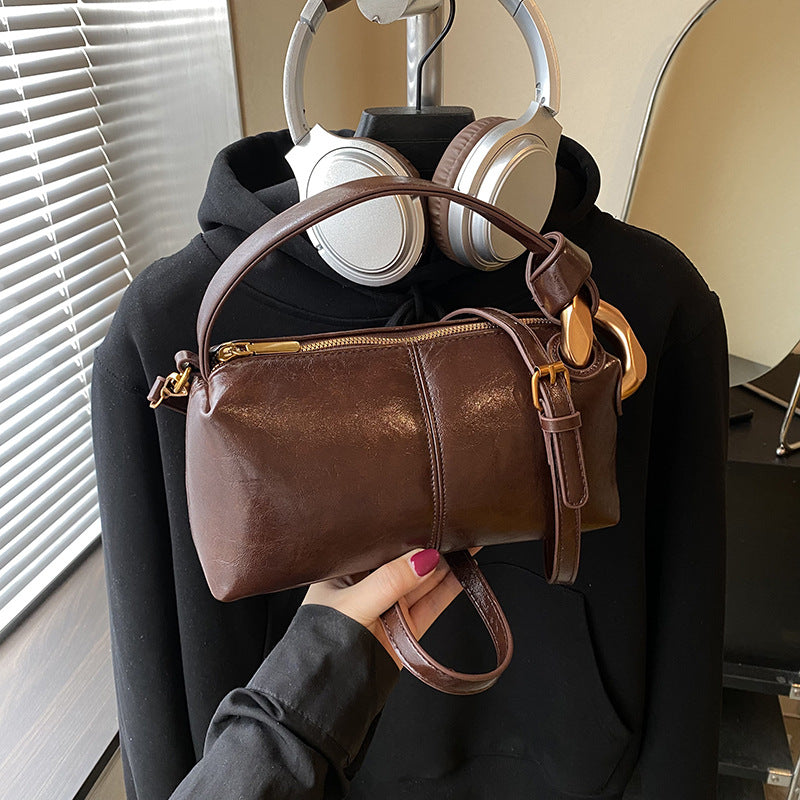 Women's Fashion Pillow High-grade Design Deerskin Veet Frosted Women's Messenger Bag