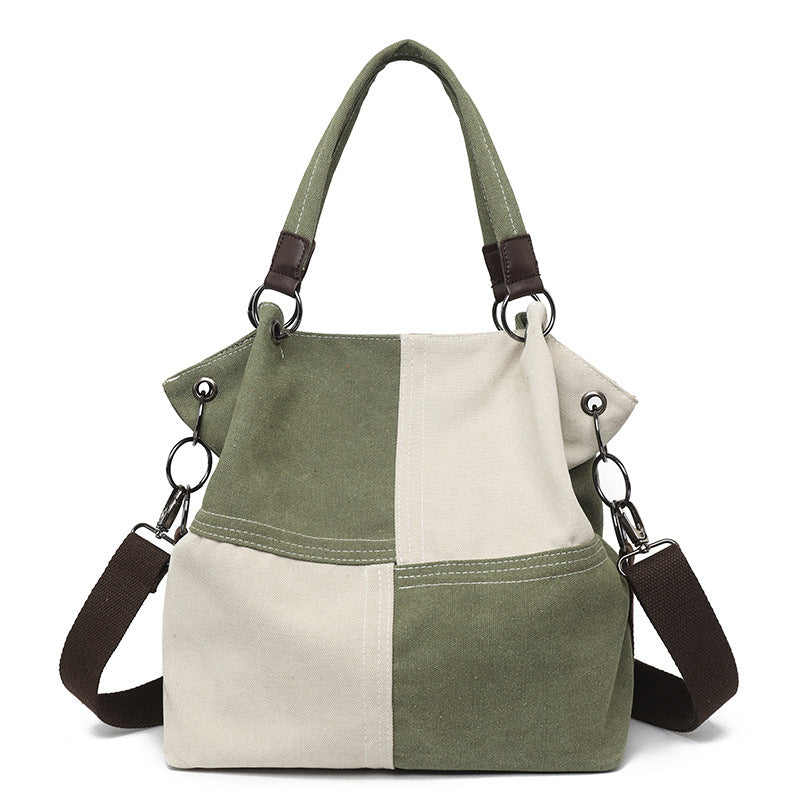 Women's Canvas Large Capacity Simple Fashion Women's Messenger Bag