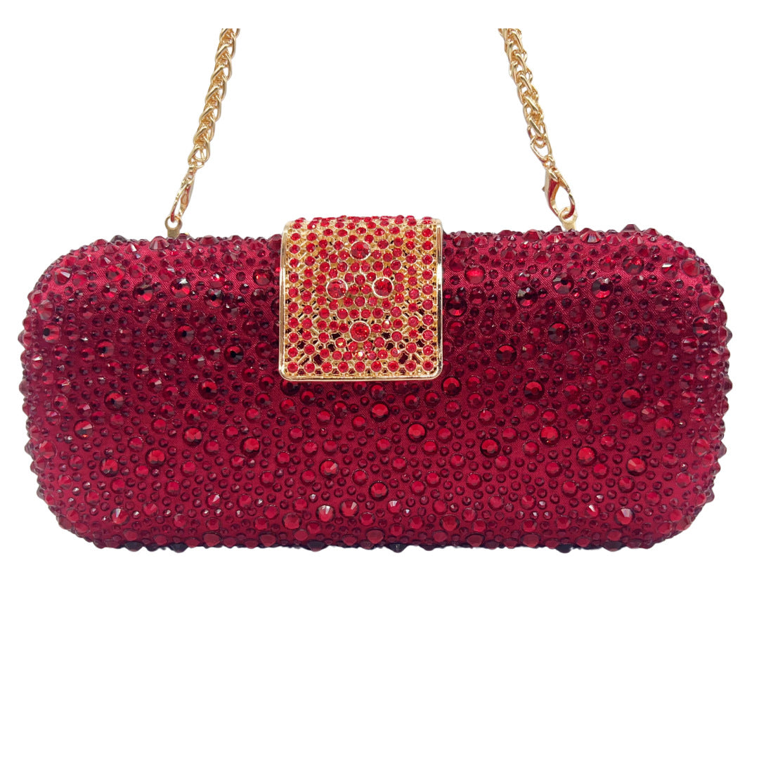 Women's Diamond Shiny Luxury Rhinestone Clutch Party Evening Bags