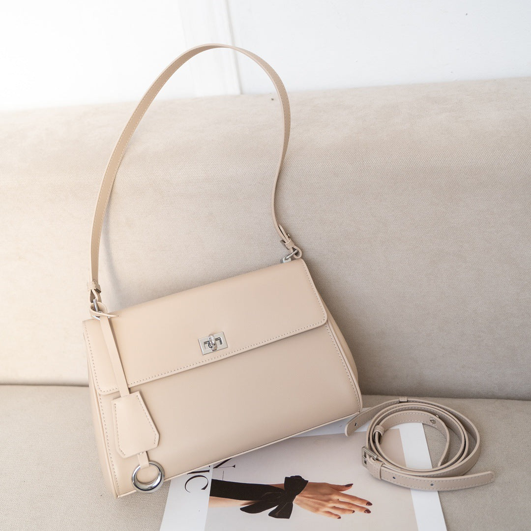 Women's Classic Leather Underarm Large Capacity Totes Women's Shoulder Bag