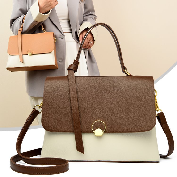 Women's Sewing Line Cover Type Western Style High Bags