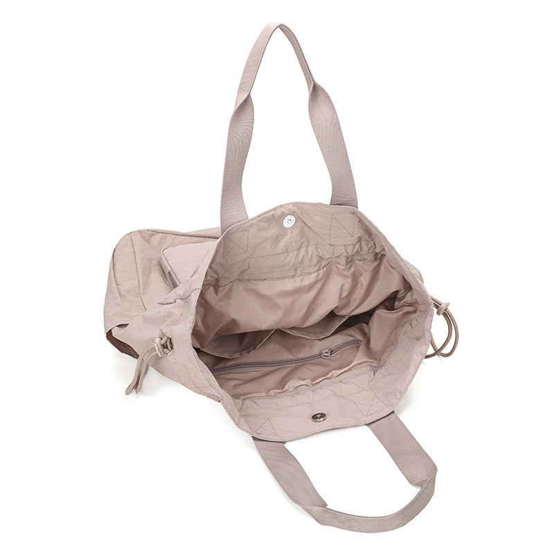 Elegant Multifunctional Large Capacity Drawstring Portable Women's Shoulder Bag