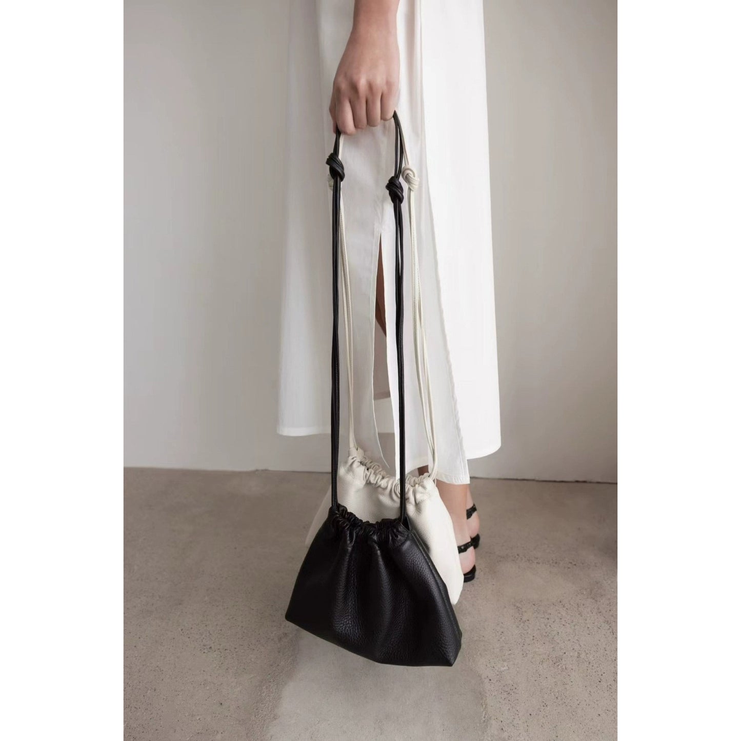 Spring Designer Soft Drawstring Multi Cross Women's Messenger Bag
