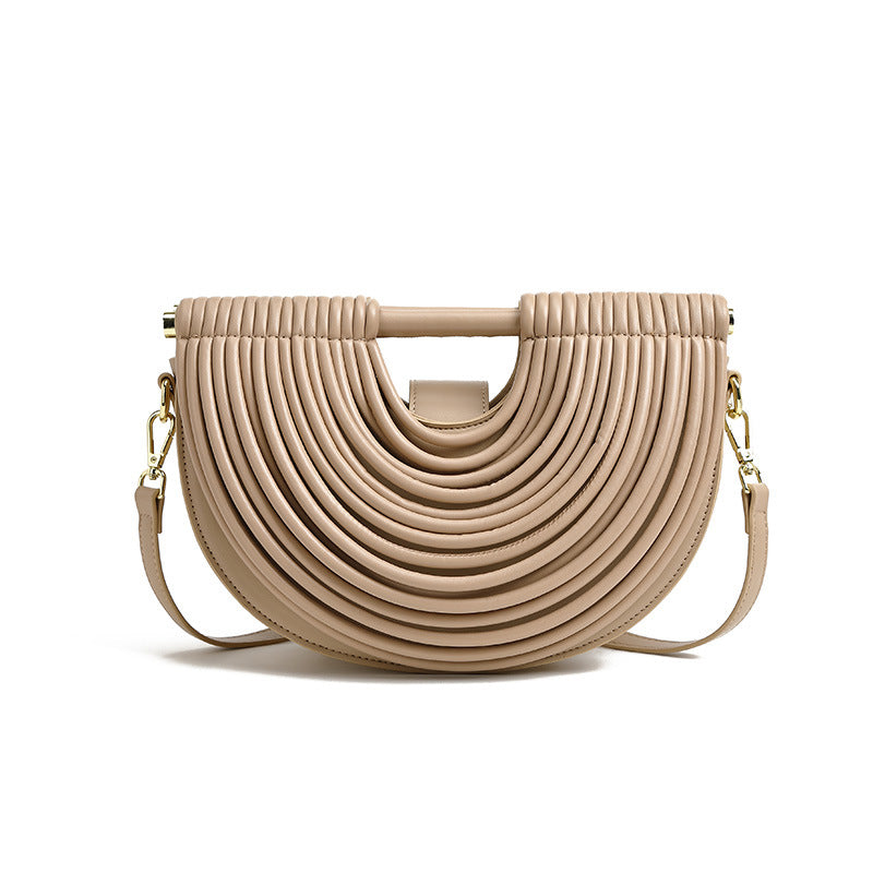 Women's Creative Design Sense Hand-woven Affordable Luxury Fashion Commuter Hand Women's Messenger Bag