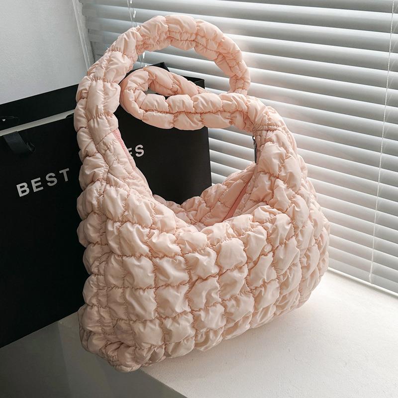 Women's Portable Dumpling Large Capacity Down Cotton Women's Shoulder Bag