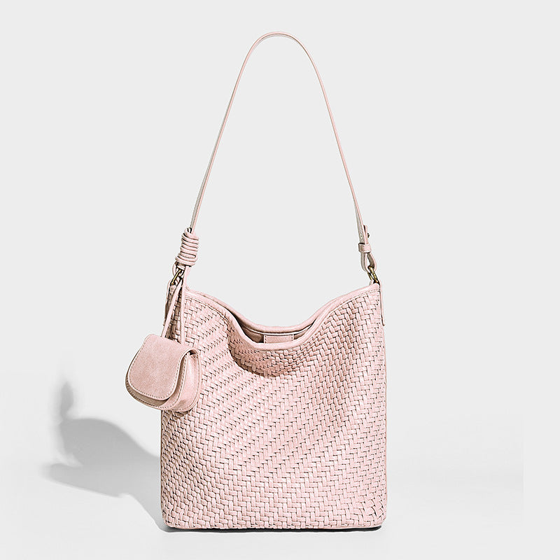 High-grade Hand-woven Large Capacity Totes Underarm Tote Bag