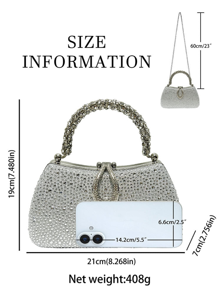 Attractive Fashionable Light Luxury Chain Dress Dinner Bag