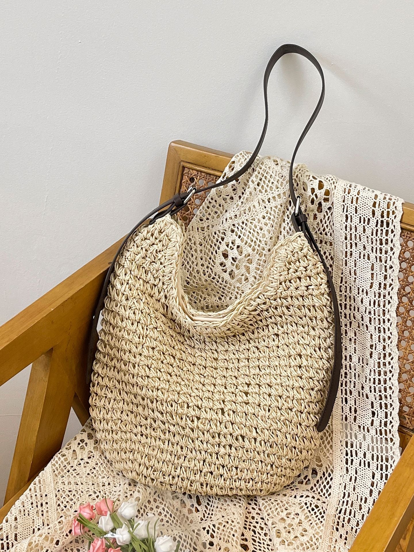 Style Straw Large Capacity Seaside Beach Bags