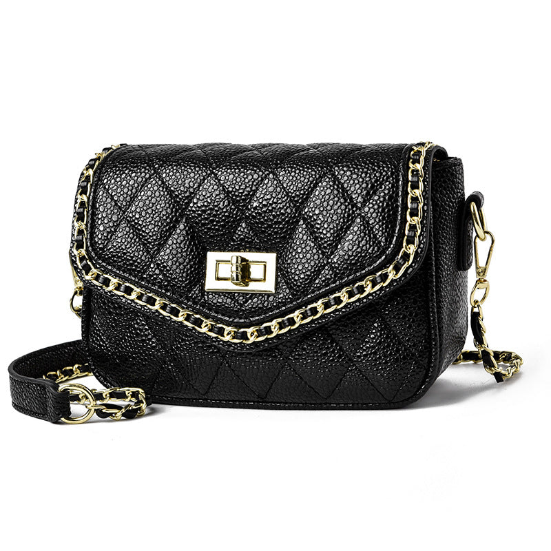 Women's Diamond Pattern Stylish Simple Versatile Design Women's Messenger Bag