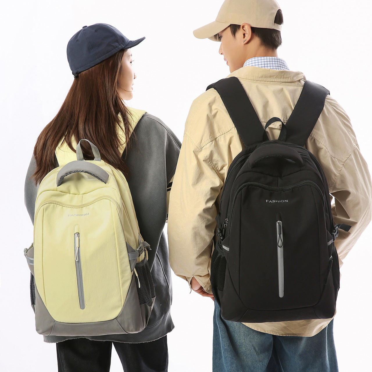Women's & Men's Lightweight Large Capacity Fashion Simple Computer Backpacks