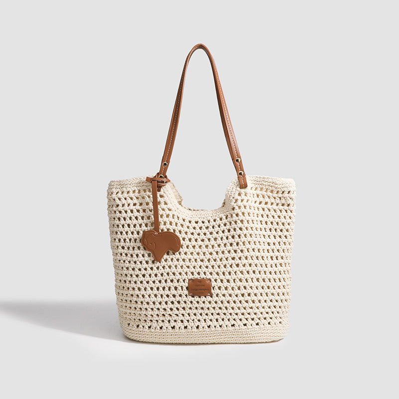 Women's Summer Woven Beach Holiday Large Capacity Tote Bags