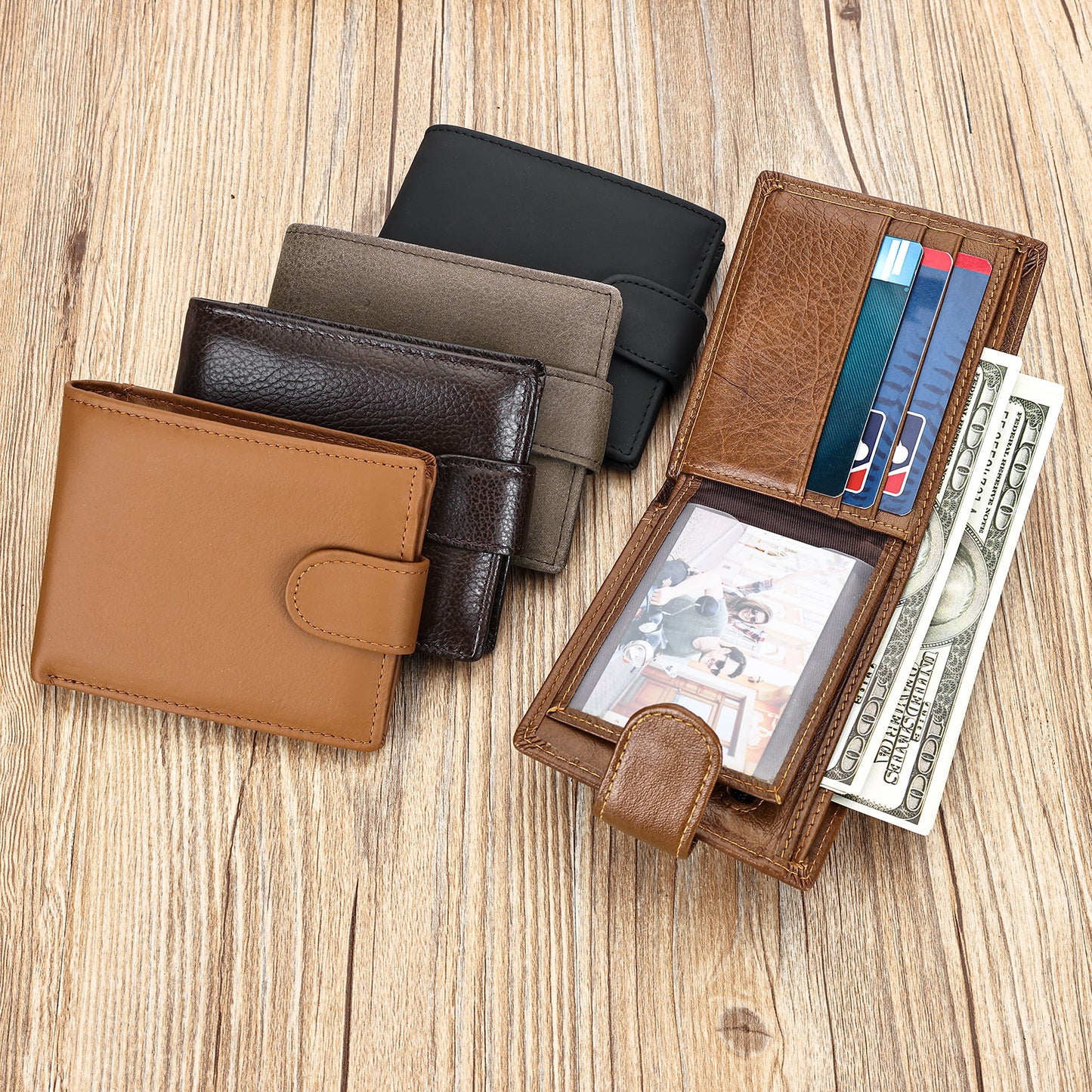 Leather For Man First Layer Cowhide Men's Wallet