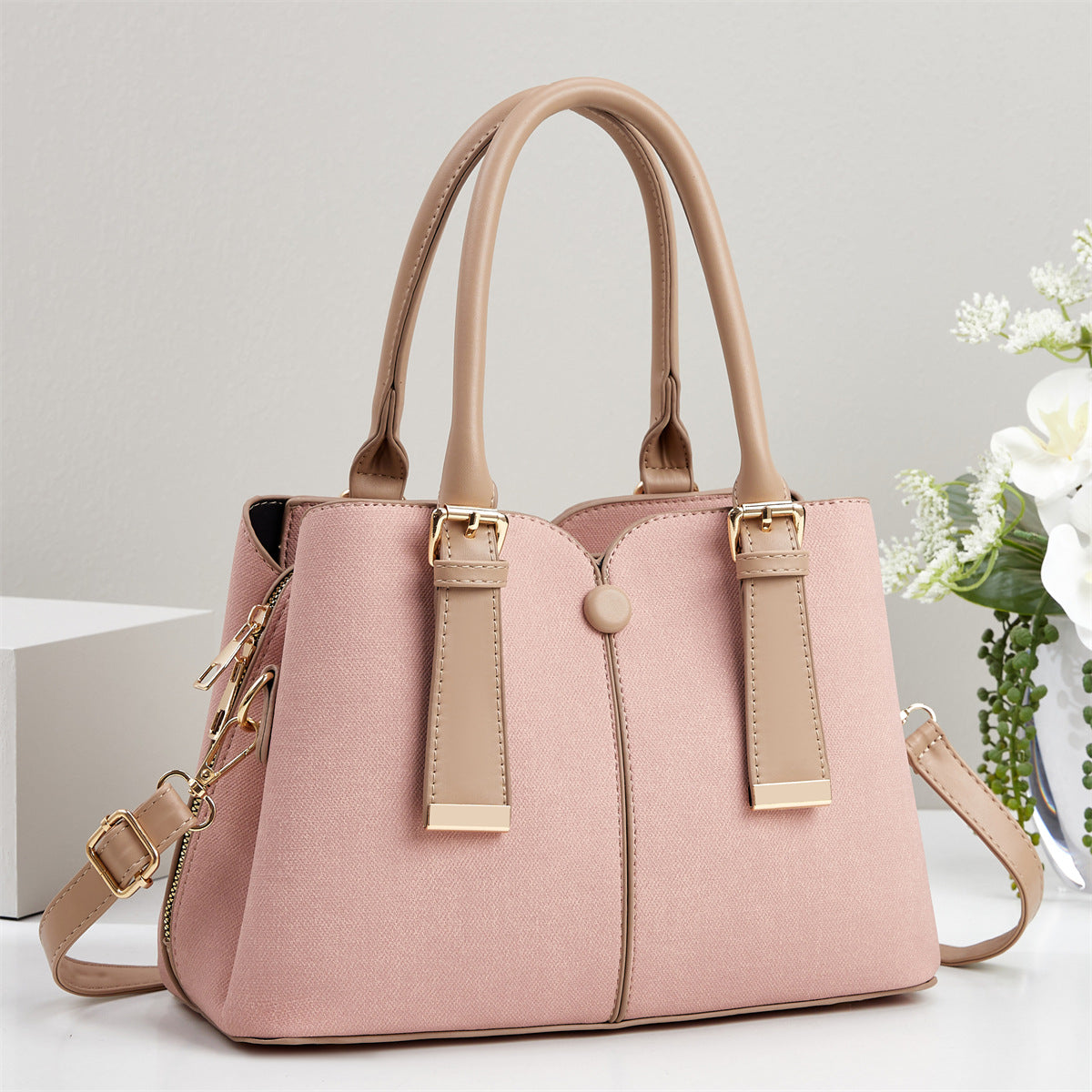 Women's Light Luxury Trendy Fashionable Large Capacity Solid Women's Shoulder Bag