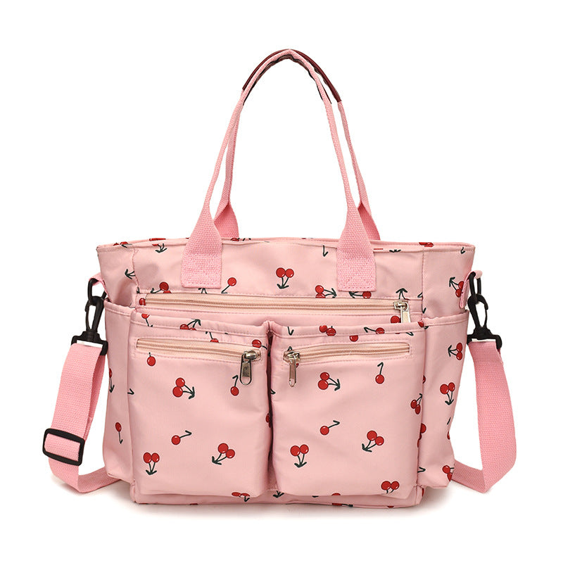 Fashion Printed Cherry Large Capacity Female For Women's Shoulder Bag