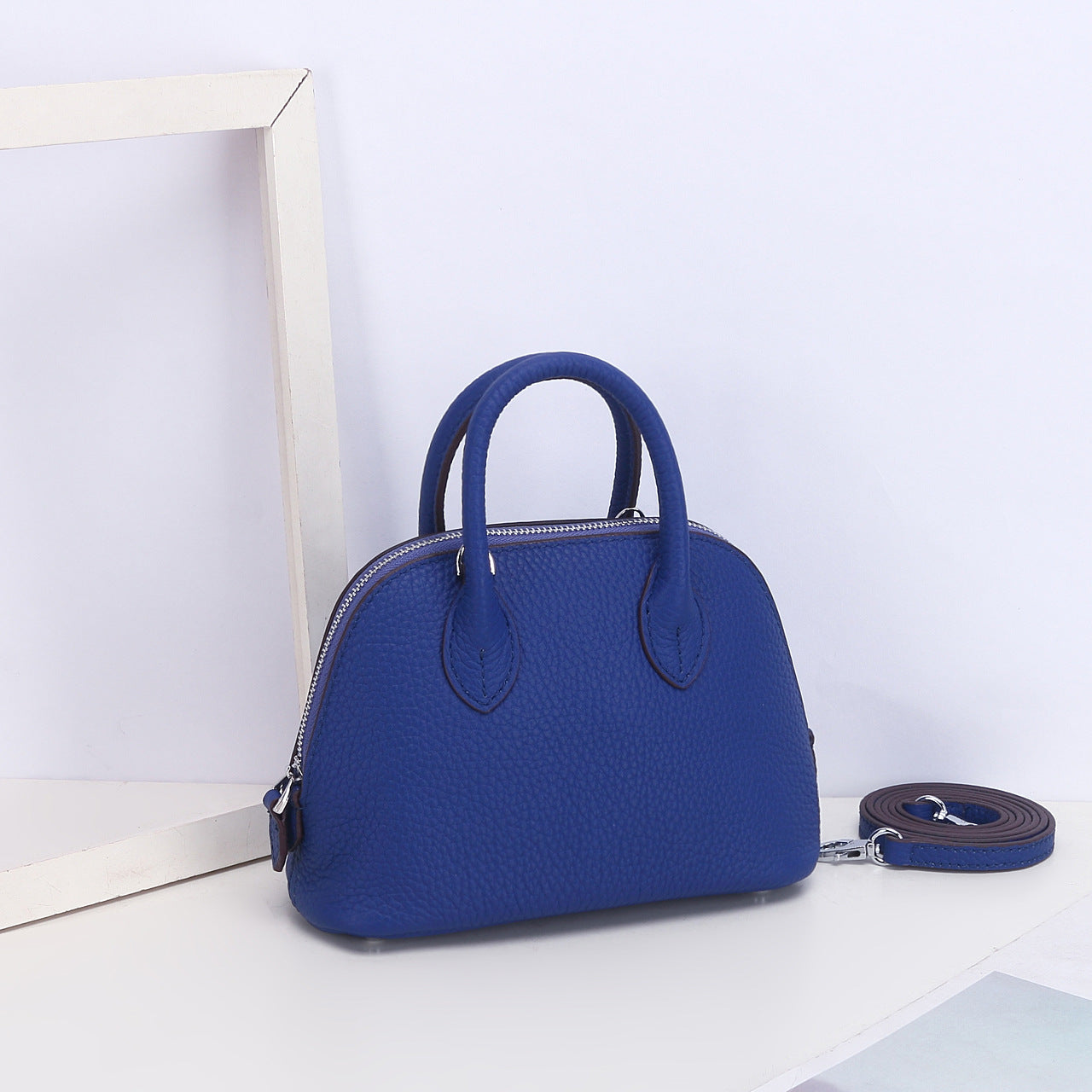 Mini Shell Female Authentic Leather Tactile Women's Messenger Bag