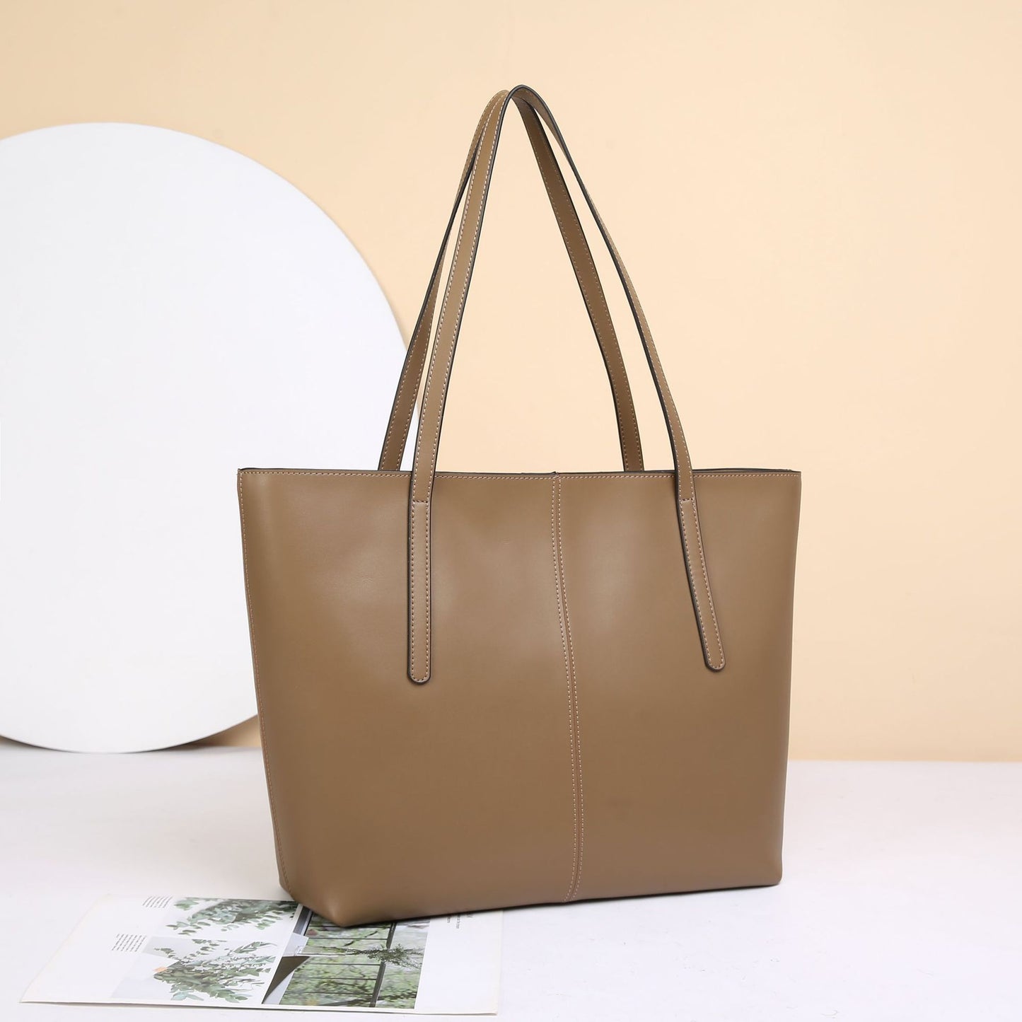 Women's Genuine Leather Fashion Big Cowhide Large Capacity Bags