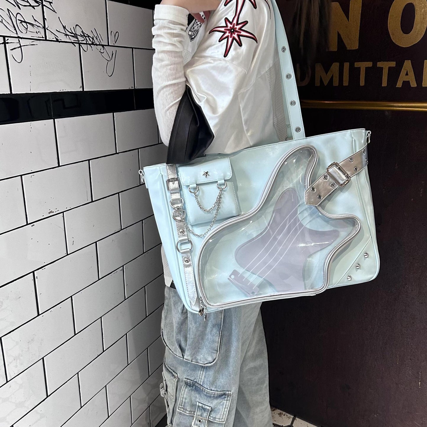Style Large Capacity Cartoon Millennium Hot Strings Transparent Snacks Bags
