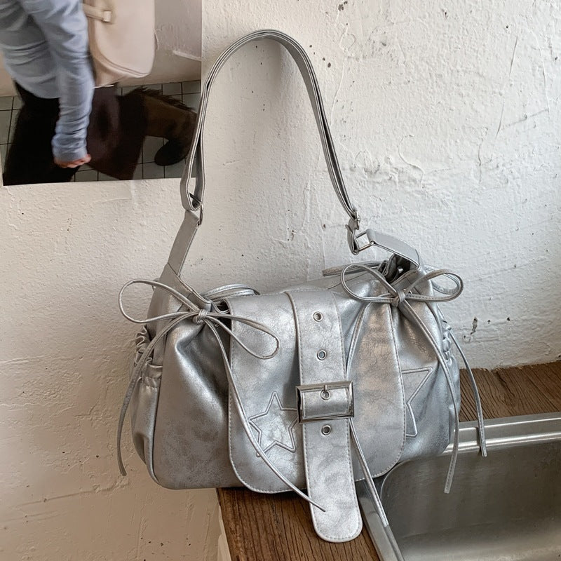 Women's Underarm Spring Fashion Large Capacity Commuter Tote Bag
