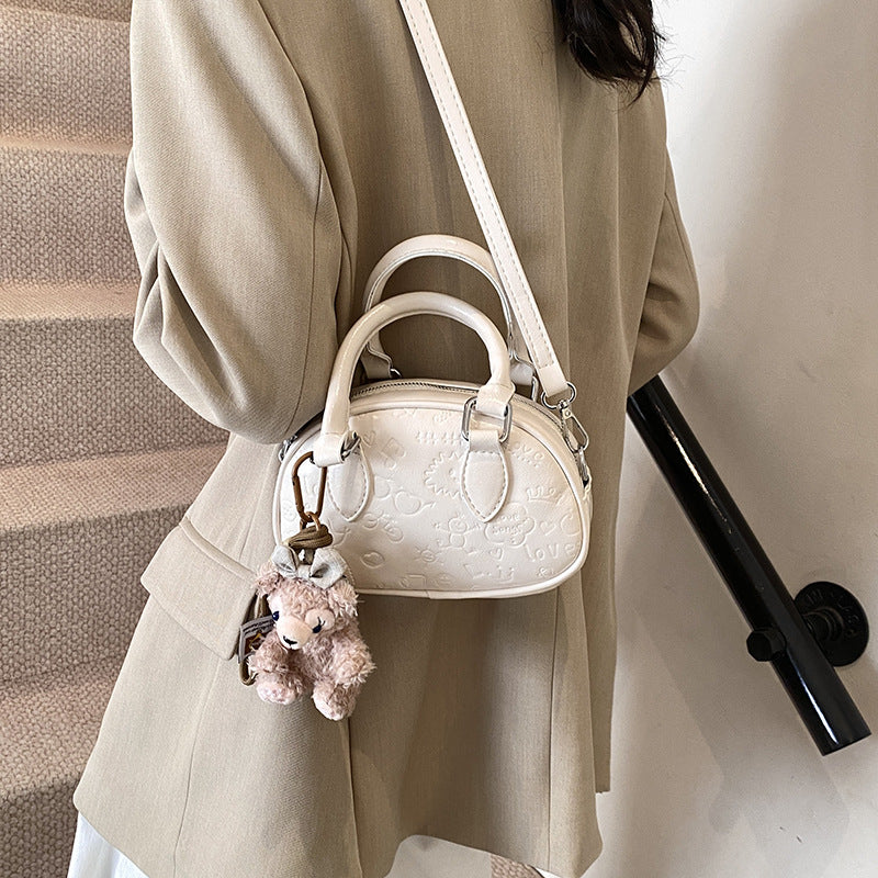 Women's Niche Western Style Fashion Bowling Advanced Women's Messenger Bag