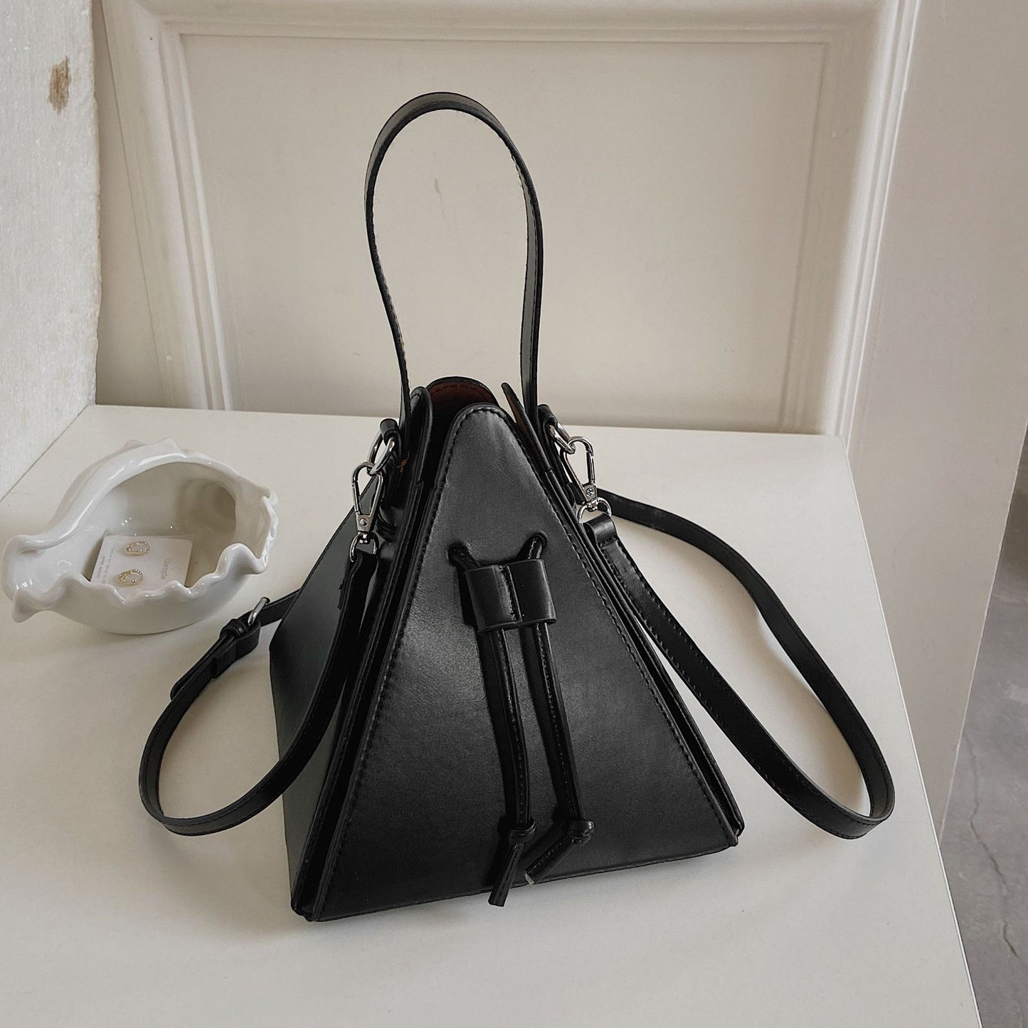 Creative Women's Spring Fashion Triangle Rhombus Bags