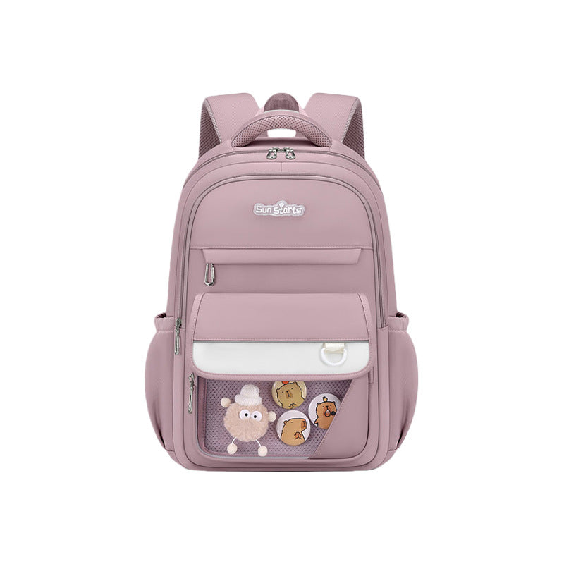 Alleviation Fashion Transparent Good-looking Cartoon Large Capacity Waterproof Backpacks