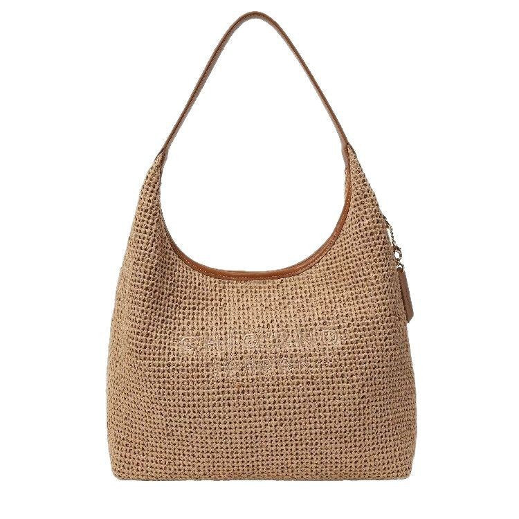 Women's South Wind Sunshine Summer Woven Underarm Women's Shoulder Bag
