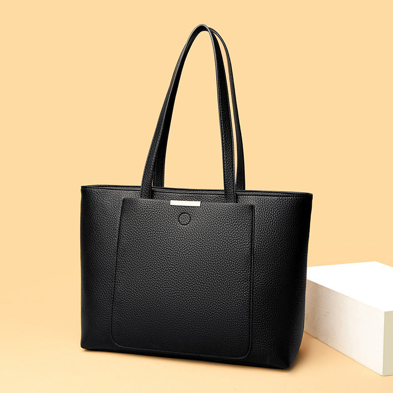 Women's Large Korean Fashionable Advanced Texture Commuter Women's Shoulder Bag