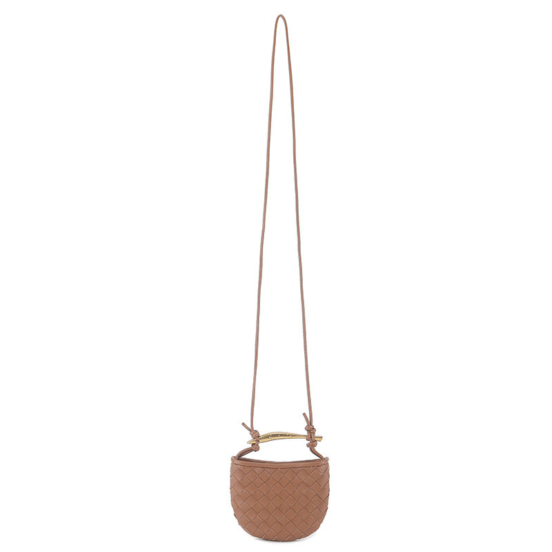 Shark Nail Earphone Woven Pendant Classic Women's Handbag