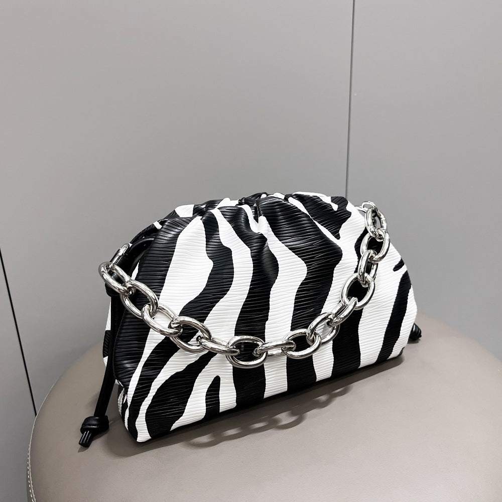 Women's Golden Cloud Large Size Woven Dumpling Women's Shoulder Bag