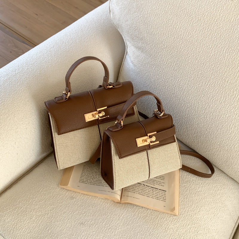 Women's Commute Fashion Light Luxury Color Contrast Women's Messenger Bag
