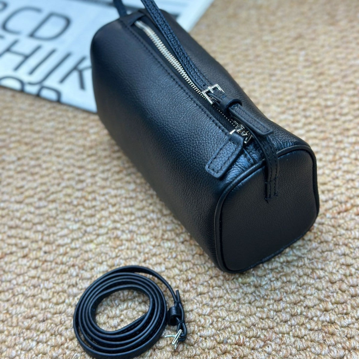 First Layer Cowhide Portable Niche High Sense Phone Bags