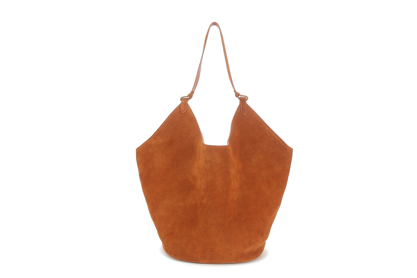 Cowhide Suede Dumpling Commuter Large Capacity Women's Shoulder Bag