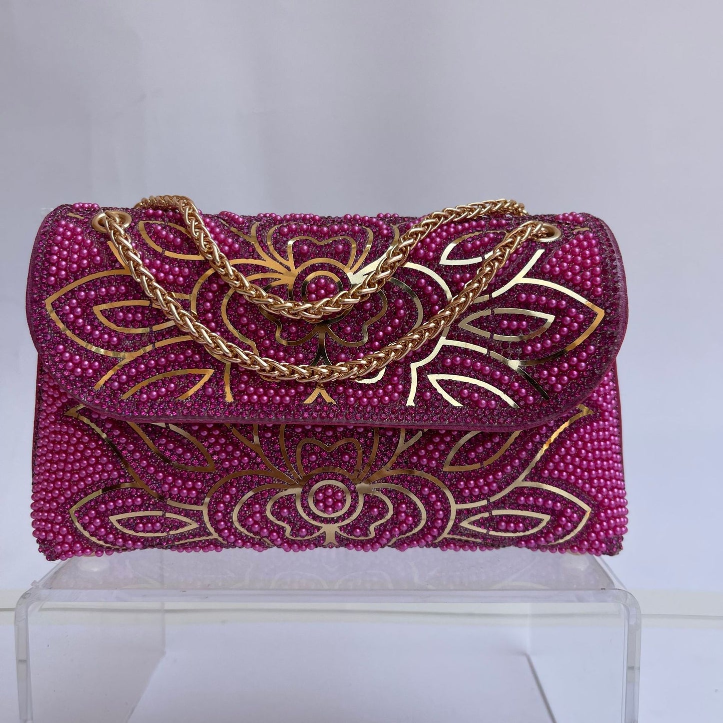 Fashion Portable Classic Style Diamond Rhinestone Dinner Bag