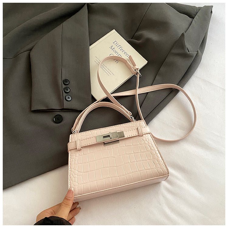 Women's Summer Simple Textured Western Style Niche Commuter Bags