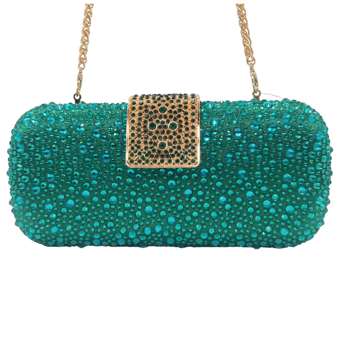 Women's Diamond Shiny Luxury Rhinestone Clutch Party Evening Bags