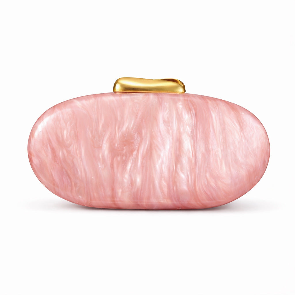 Women's Shell Acrylic Fashion Wedding Clutch Dinner Bag