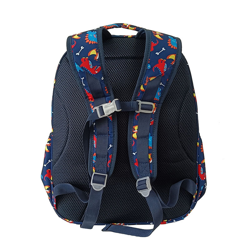 Dinosaur Cartoon Spine Protection Boys Large Capacity Lightweight Two-piece Set Primary School Bag