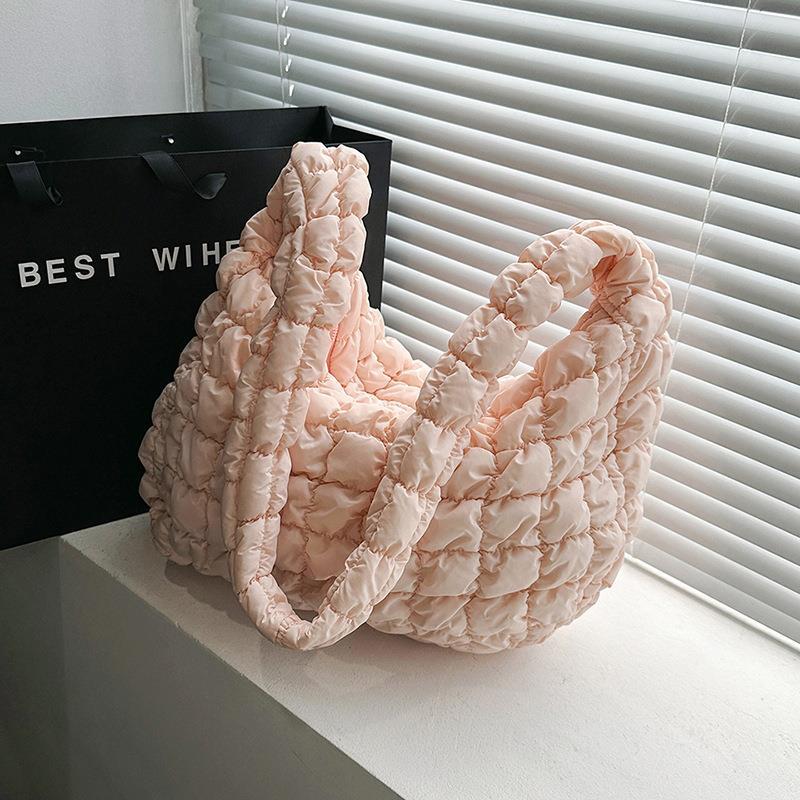 Women's Portable Dumpling Large Capacity Down Cotton Women's Shoulder Bag