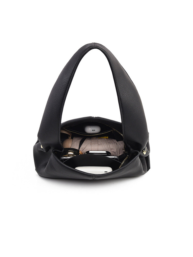 Women's Simple Elegant Cloud Wave Niche Design Handbags