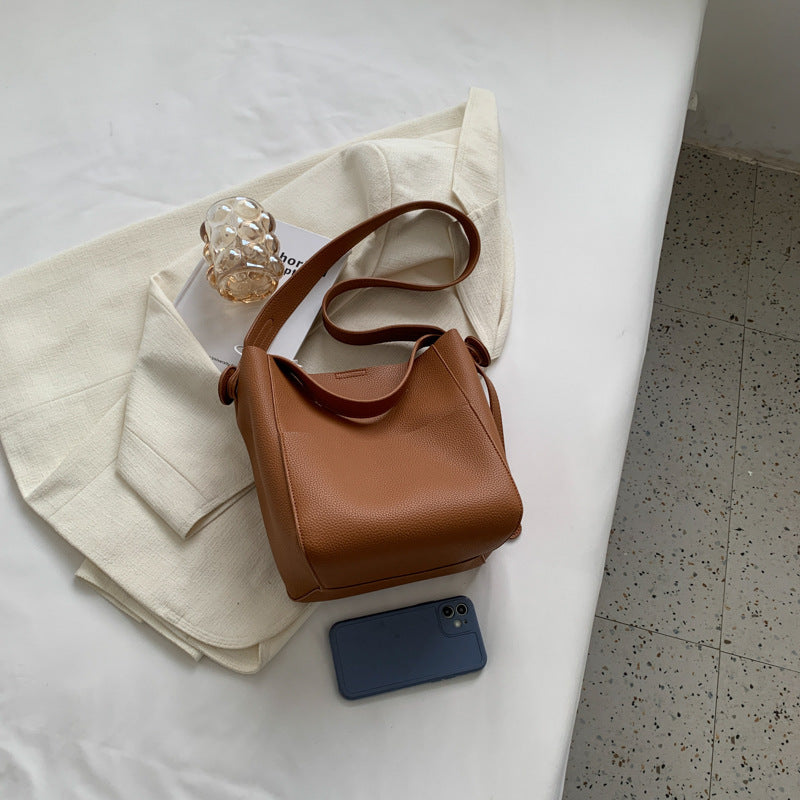 Fried Large Capacity Commuter Spare Basic Simple Wide Bags