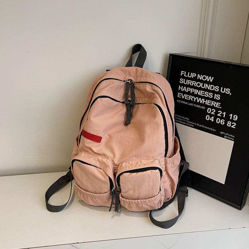 Women's College Simple Versatile Large Capacity Korean Leisure Backpack