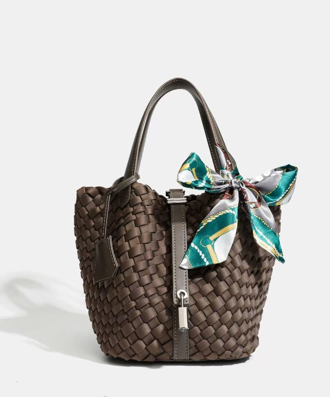 Design Nylon Cloth Hand-woven Vegetable Basket Women's Handbag