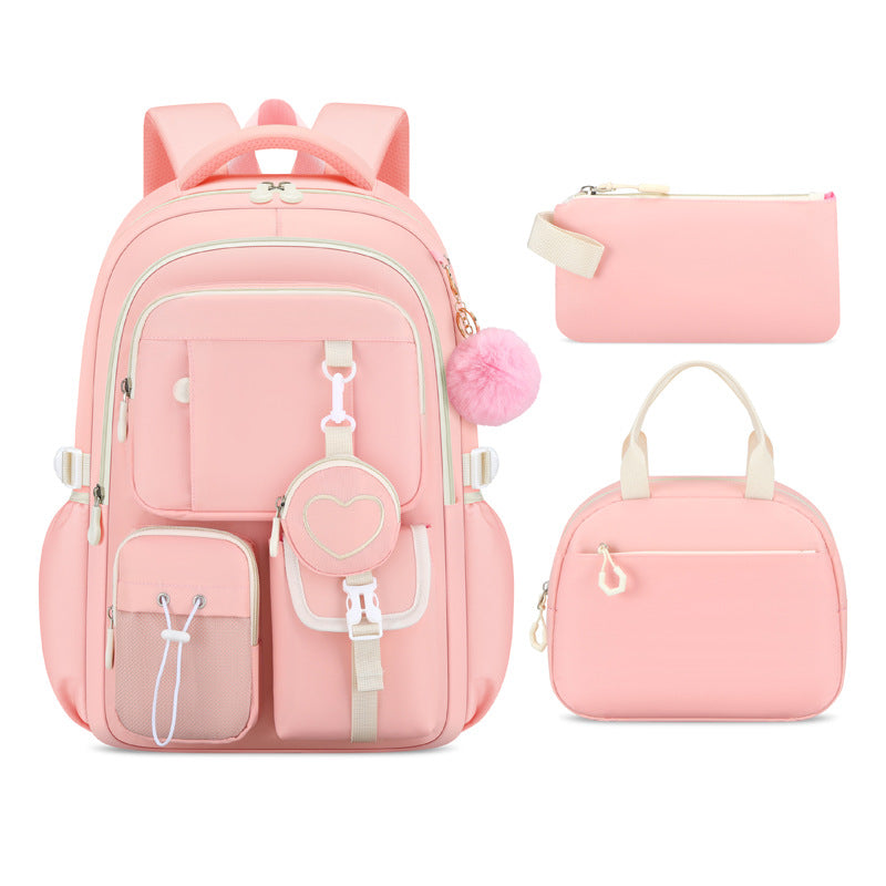 Protection Lightweight Burden Alleviation Large Capacity Cute Junior Primary School Bag