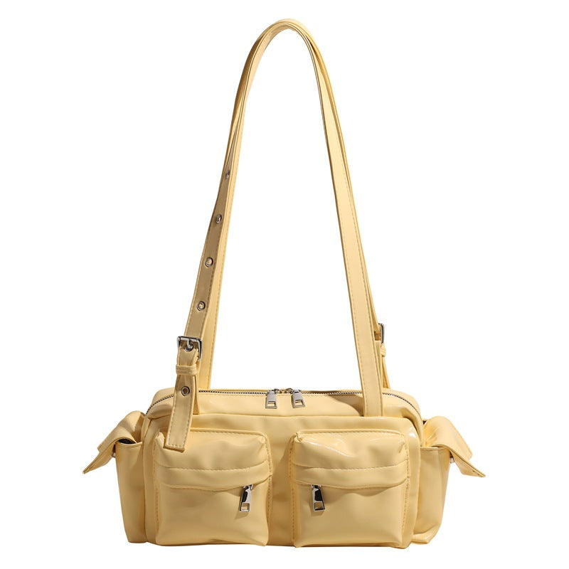 Women's Textured Large Capacity Commuter Fashion Pillow Spring Bags