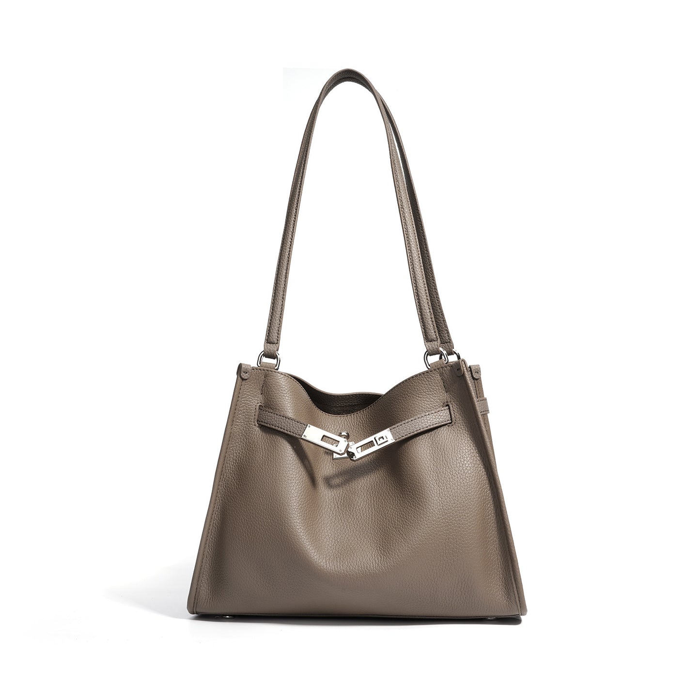 Cowhide Street Fashion Pragmatic Commuter Large Capacity Totes Bags