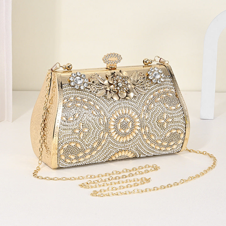 Women's Cheongsam Formal Dress Dinner Princess Diamond Large Handbags