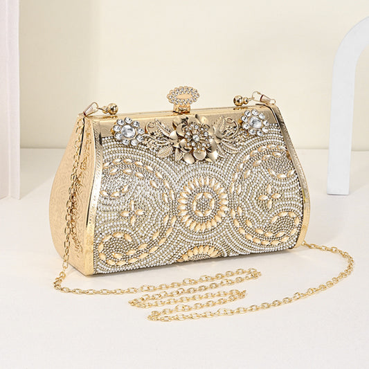 Women's Cheongsam Formal Dress Dinner Princess Diamond Large Handbags