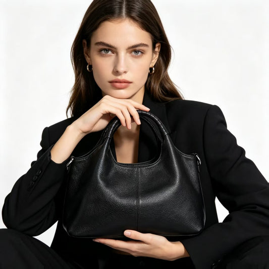 Women's Fashion Large Capacity Soft Leather Trendy Women's Messenger Bag