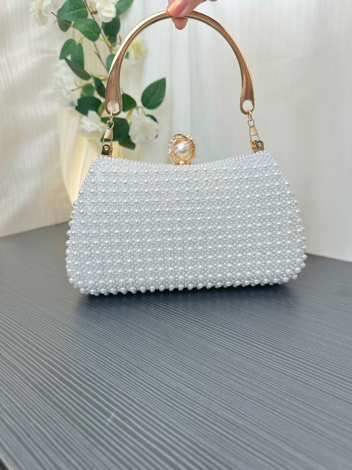 Comfortable Trendy Elegant Pearl Dress Party Bags